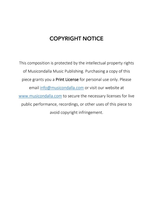 Musicondalla Copyright Notice