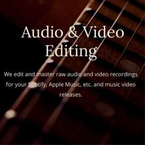 Audio and Video Editing Rondalla