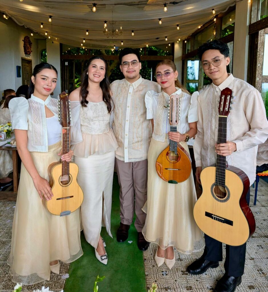 The MPG Rondalla wedding gig at Tagaytay.